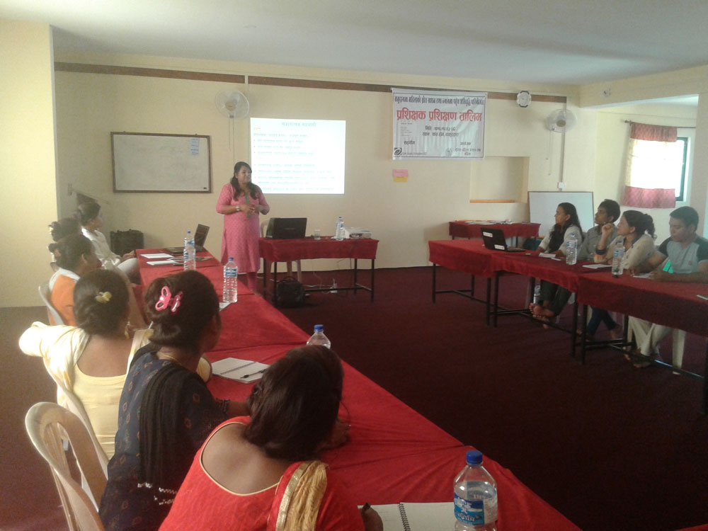 ToT Training on Enhancement of acceess of woman to natural resources and justice