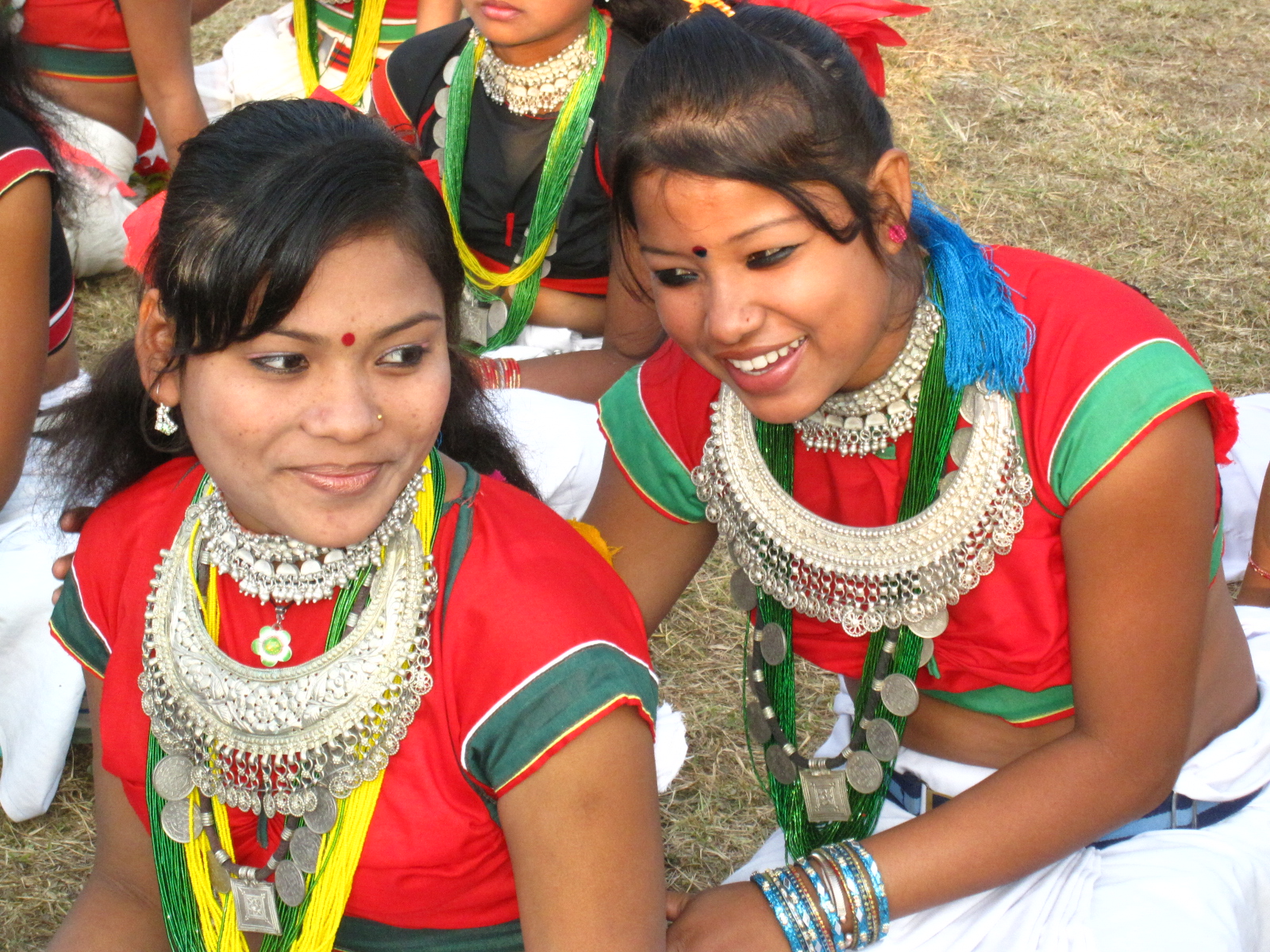 Tharu Girl in traditional attire